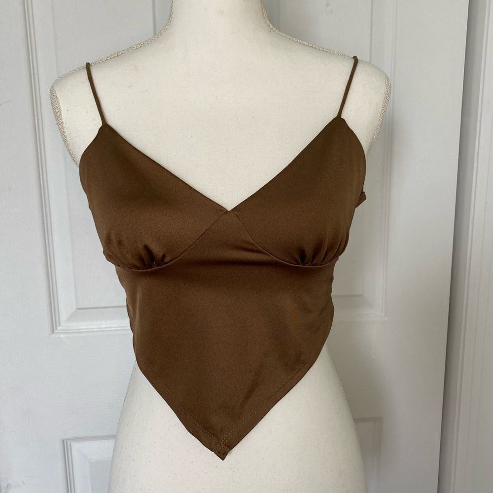 Love Tree Chocolate Brown Top